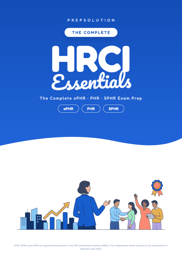 HRCI Essentials visual study guide cover