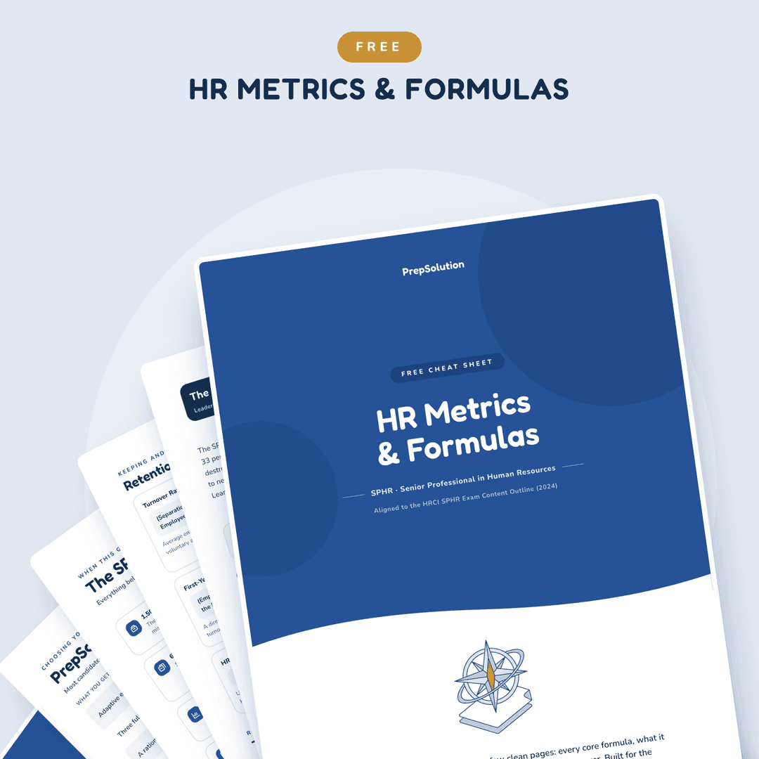 SPHR HR metrics and formulas cheat sheet — free PDF